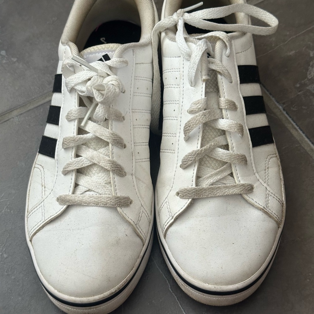 adidas White and Black Men's Sneakers